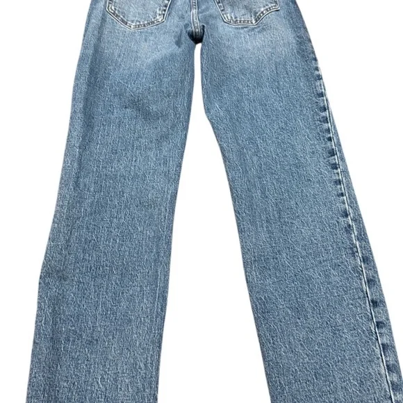 Abercrombie & Fitch Women's The Dad High Rise Blue Jeans 26/2R - Picture 2 of 7